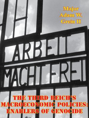 cover image of The Third Reich's Macroeconomic Policies
